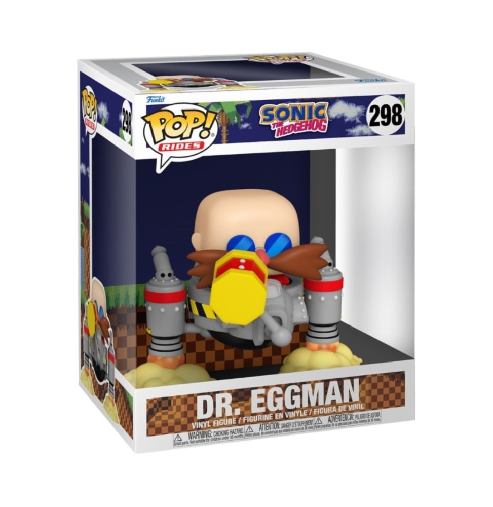 Figurine Sonic - Rides Dlx Dr. Eggman Pop 18cm