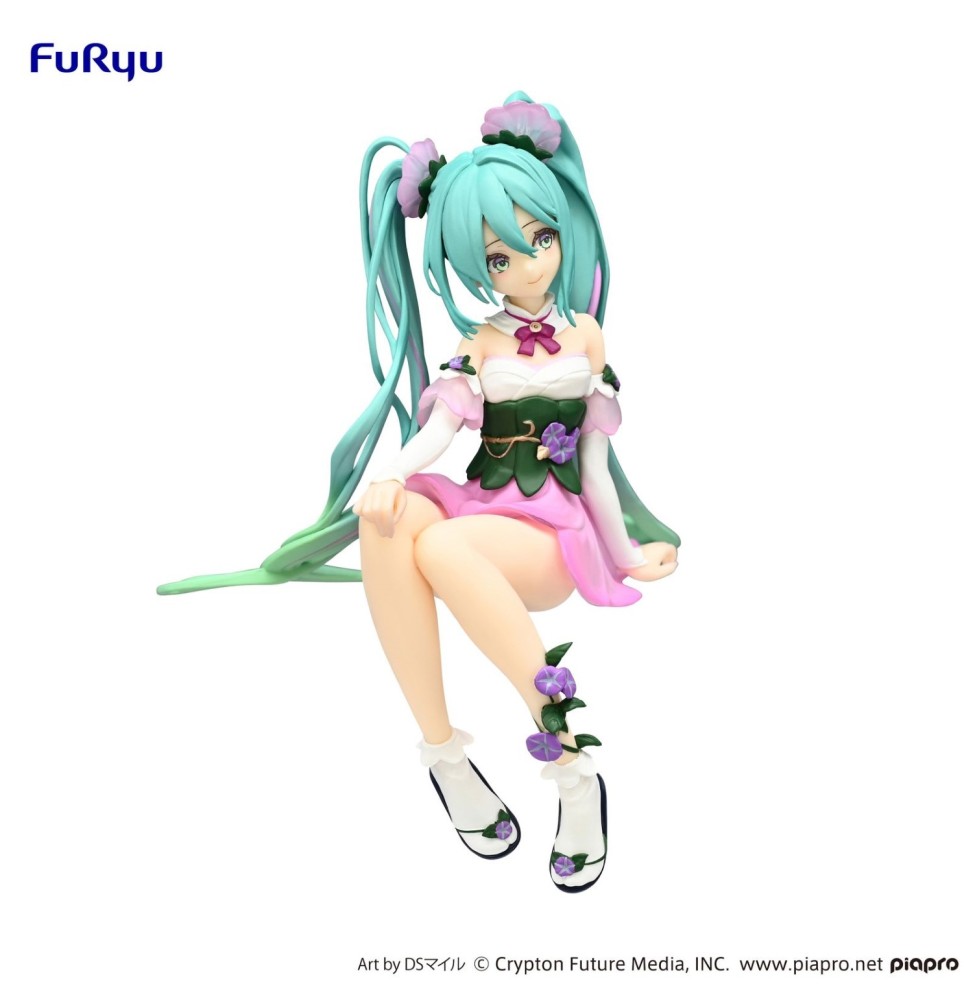 Figurine Vocaloid - Hatsune Miku Flower Fairy Morning Glory Noodle Stopper 14cm