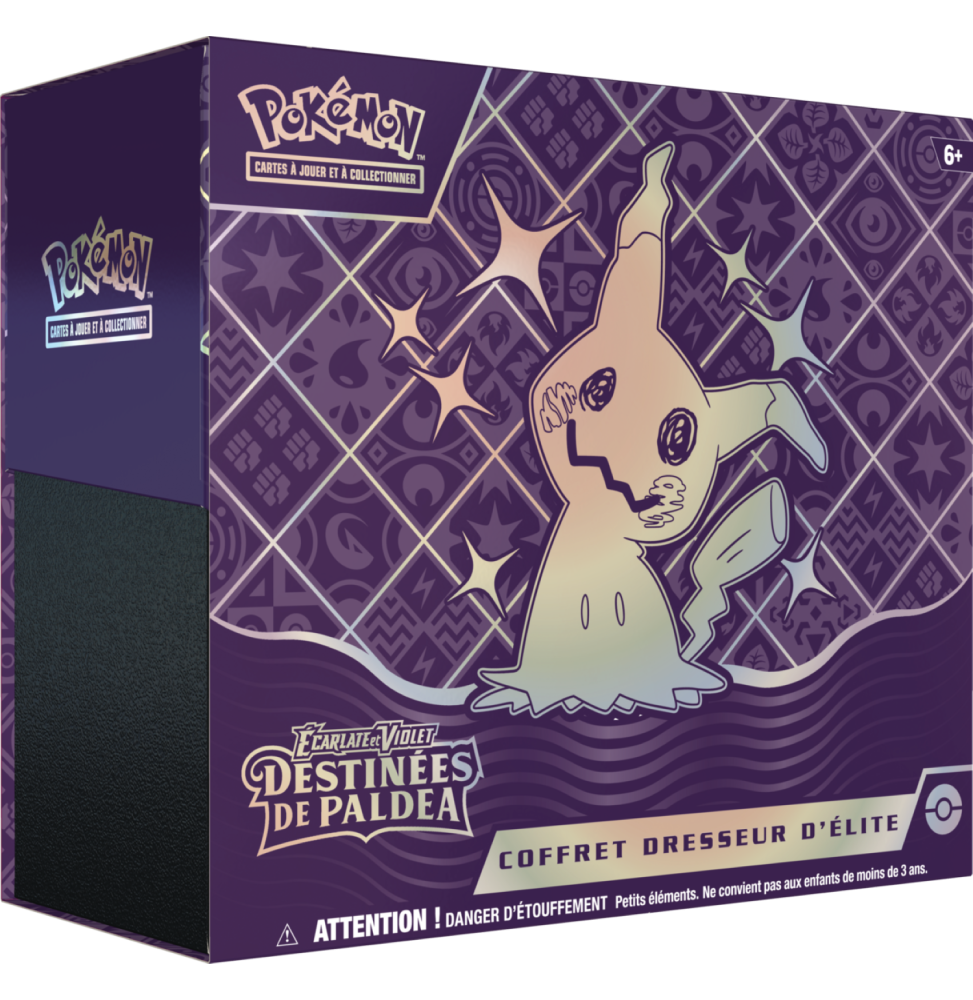 Pokémon EV045 - Coffret Dresseur D'Élite Mimiqui Écarlate et Violet - Destinées de Paldea