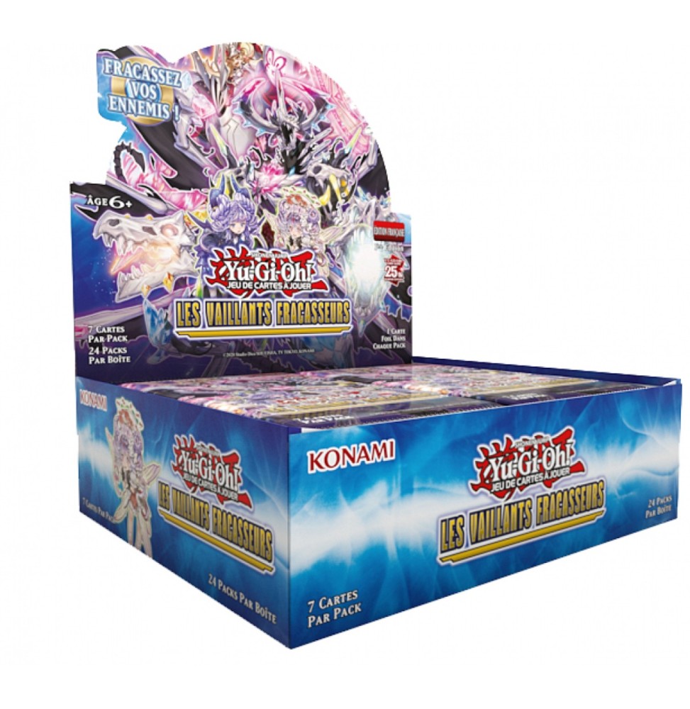 Cartes Yu-Gi-Oh - Boite 24 Boosters Les Vaillants Fracasseurs