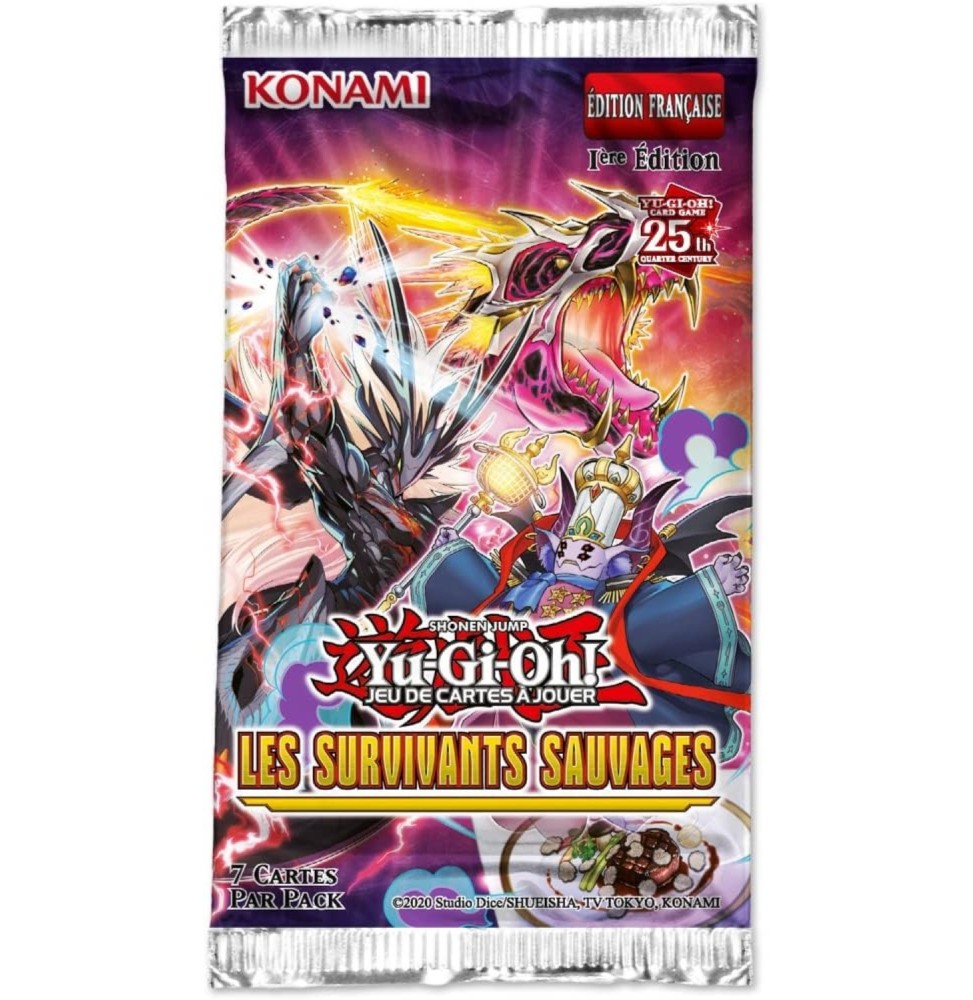 Cartes Yu-Gi-Oh - Boosters Les Survivants Sauvages - Modèle Aleatoire