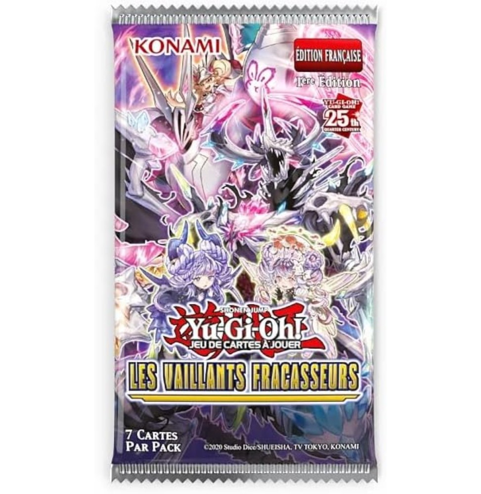 Cartes Yu-Gi-Oh - Booster Les Vaillants Fracasseurs - modèle Aleatoire