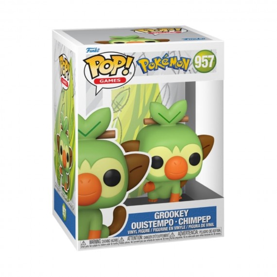 Figurine Pokemon - Grookey / Ouistempo Pop 10cm