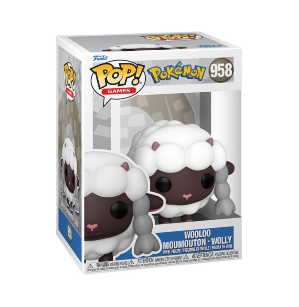 Figurine Pokemon - Wooloo / Moumouton Pop 10cm