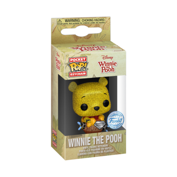 Figurine Disney - Disney Winnie The Pooh Diamond Pocket Pop 4cm