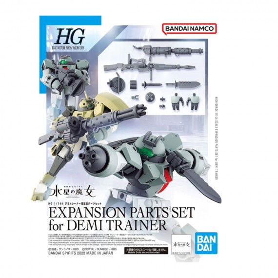 Maquette Gundam Gunpla - Expansion Parts Set For Demi Trainer Witch From Mercury HG 1/144