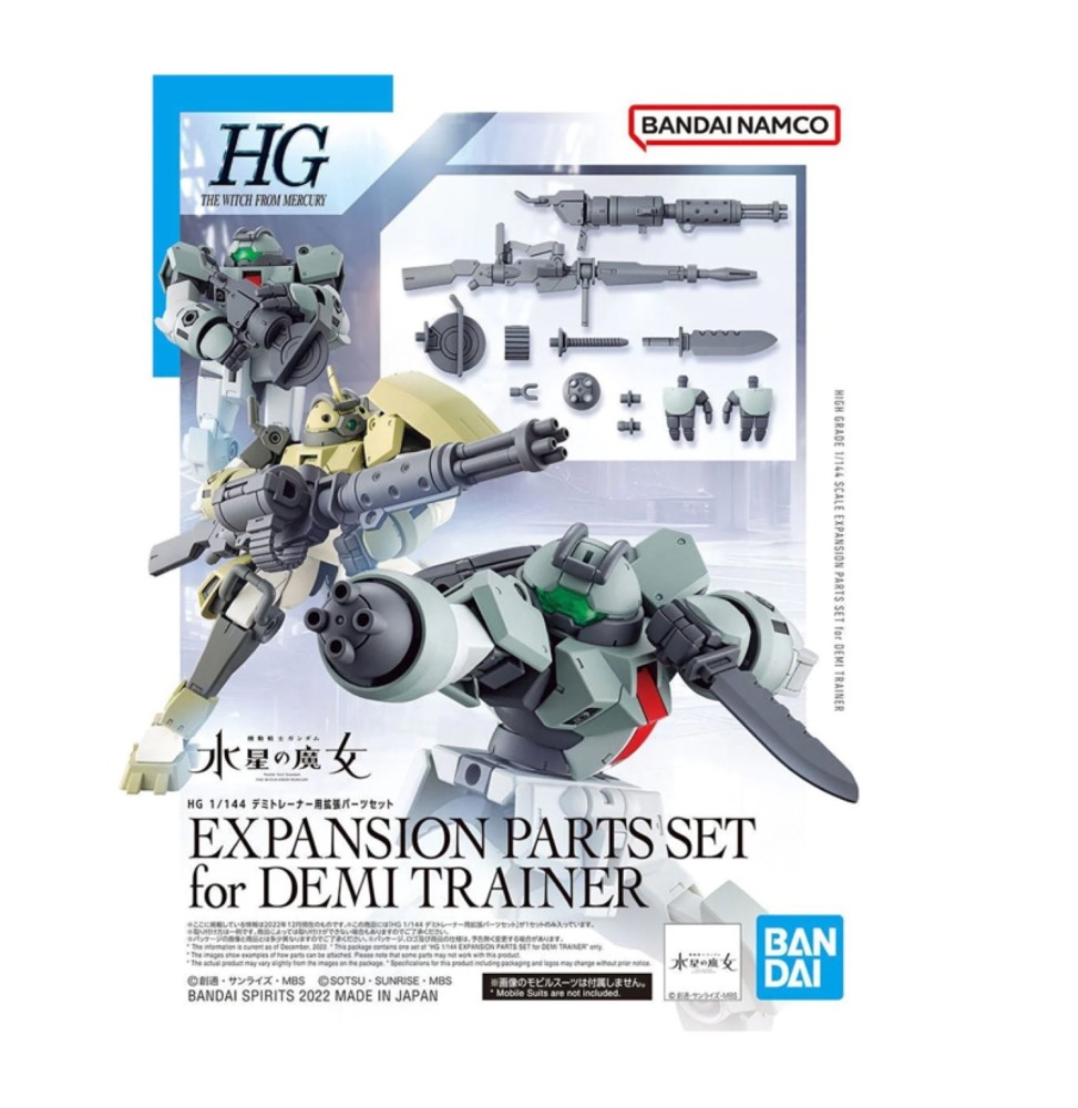 Maquette Gundam Gunpla - Expansion Parts Set For Demi Trainer Witch From Mercury HG 1/144