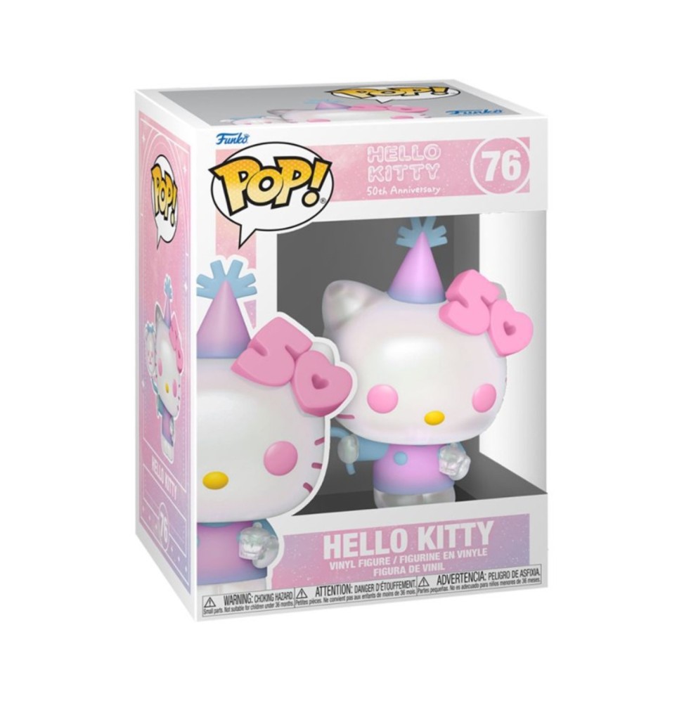 Figurine Hello kitty - 50Th Anniv Hello Kitty Balloons Pop 10cm