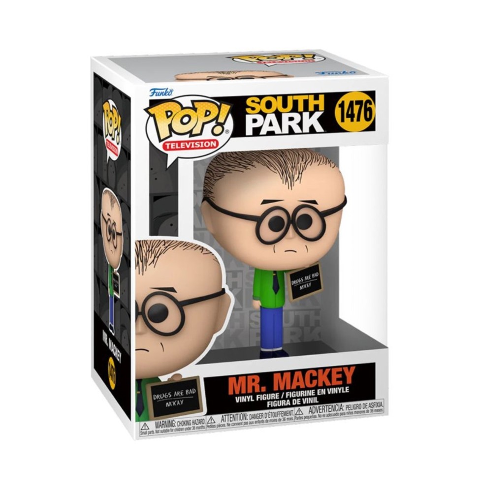 Figurine South Park - Mr. Mackey Sign Pop 10cm