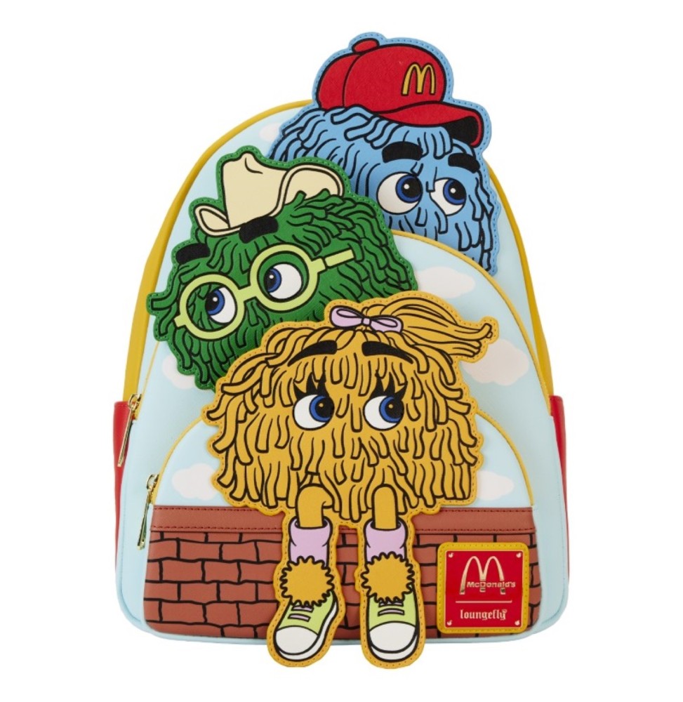 Mini Sac A Dos Mcdonalds - 3 Pochettes Fry Guys