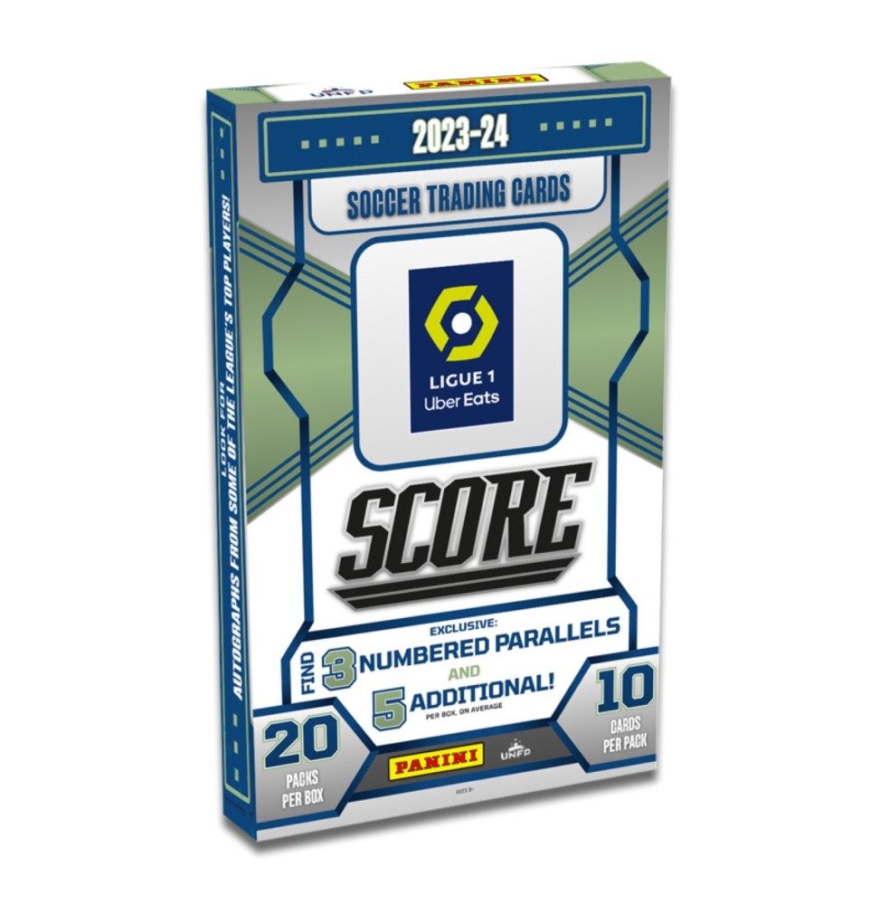 Trading Card Panini Scoccer Score Ligue 1 23-24 - Boite 20 Pochettes 10 Cartes