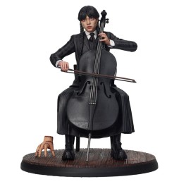 Statue Wednesday - Mercredi & Violoncelle 15cm