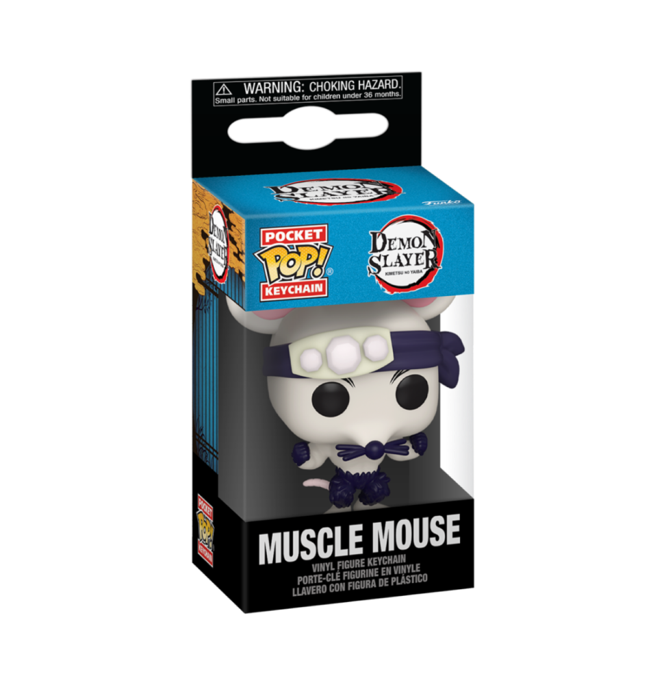 Porte Clé Demon Slayer Kimetsu No Yaiba - Muscle Mouse Pocket Pop 4cm