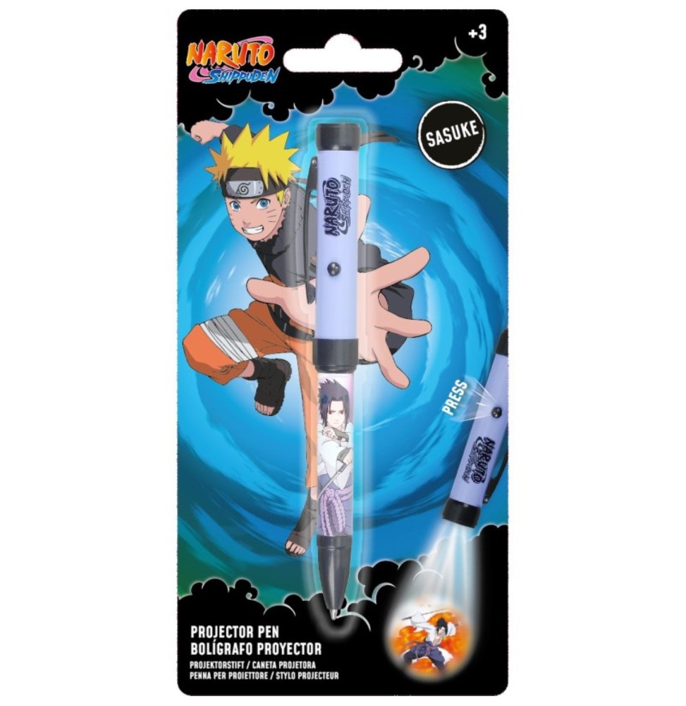 Stylo Naruto Shippuden - Sasuke Projector Pen