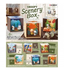Figurine Snoopy - Scenery Box Boite De 6pcs