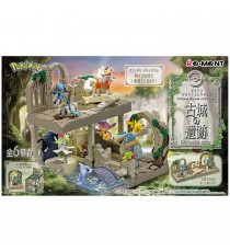 Figurine Pokemon - Diorama Collection Old Castle Ruins Boite De 6pcs