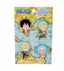 Pins One Piece - Set De 4 Pcs 5cm