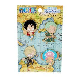 Pins One Piece - Set De 4 Pcs 5cm