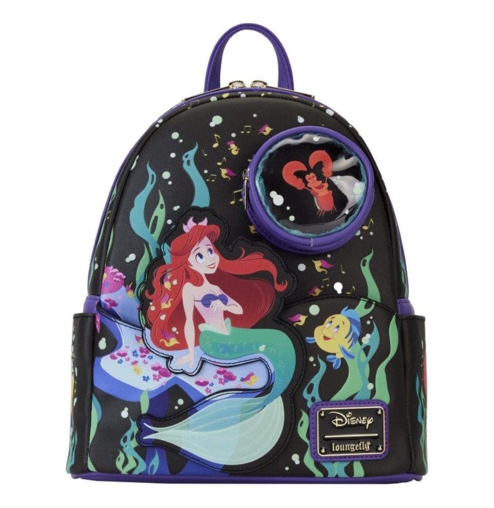 Mini Sac A Dos Disney - Little Mermaid Petite Sirene 35Th