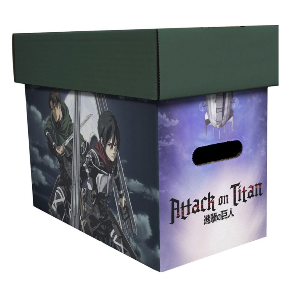 Boite Carton Comic Box Attaque Des Titans - AOT Collector Box Brigade