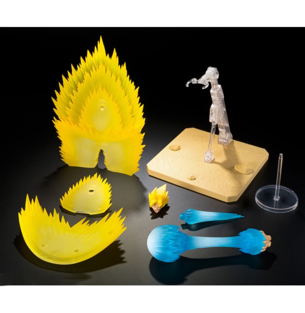 Set d'accessoires Dragon Ball Z - Effect Super Saiyan Son Goku Teleport Kamehameha SH Figuarts