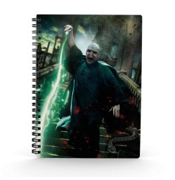 Cahier Harry Potter - 3D Effect Voldemort