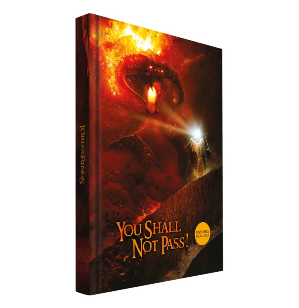 Cahier Lumineux LOTR Le Seigneur Des Anneaux One Ring - You Shall Not Pass