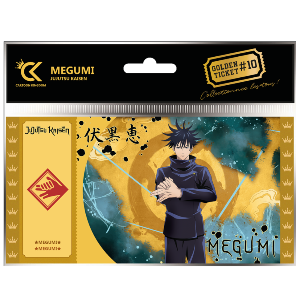 Golden Ticket Jujutsu Kaisen - V2 Megumi