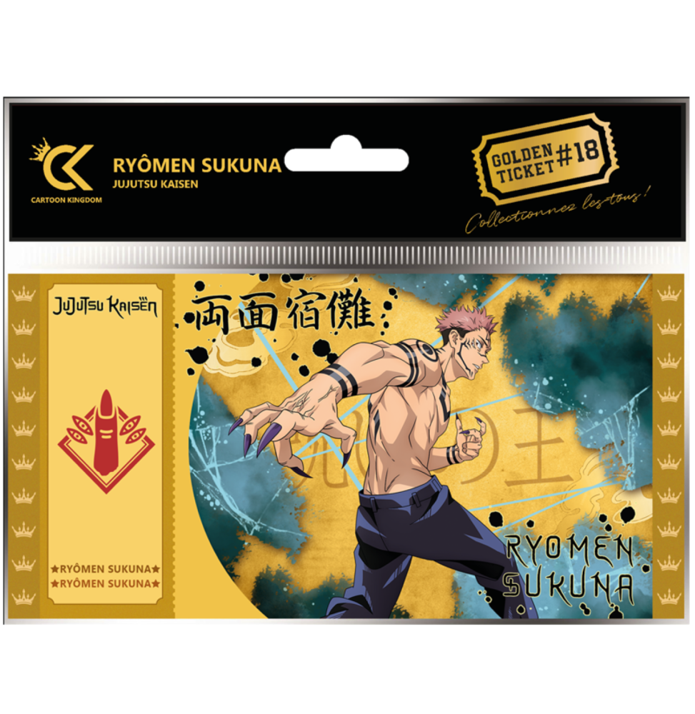 Golden Ticket Jujutsu Kaisen - V2 Sukuna