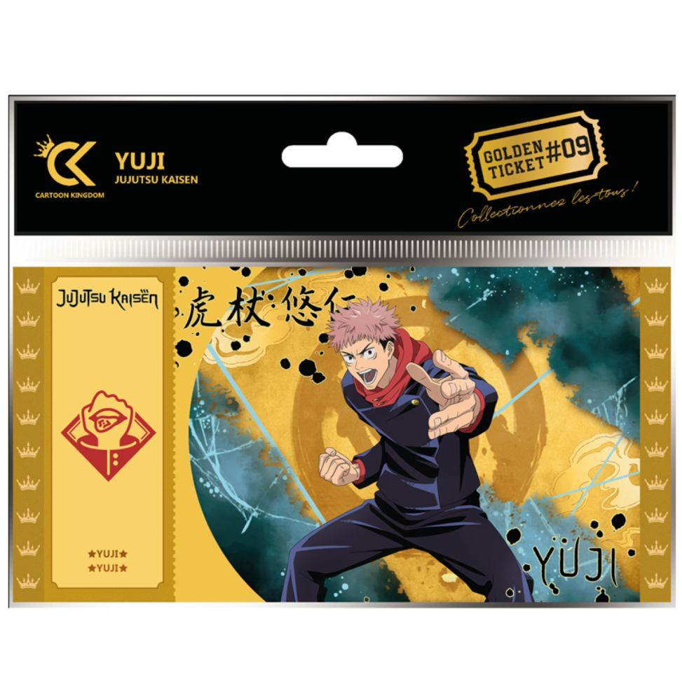 Golden Ticket Jujutsu Kaisen - V2 Yuji