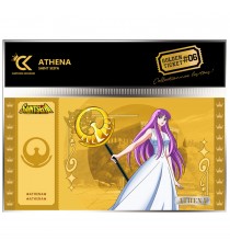 Golden Ticket Saint Seiya Chevalier du Zodiaque - Athena