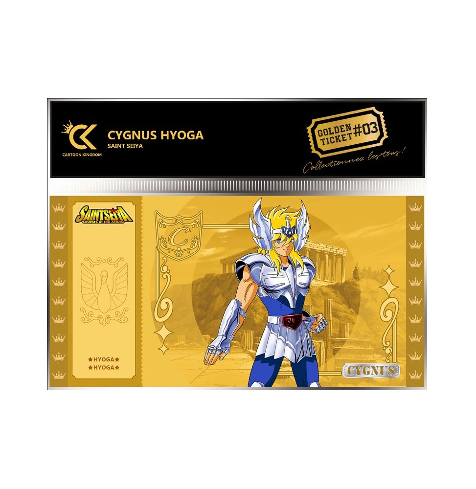 Golden Ticket Saint Seiya Chevalier du Zodiaque - Hyoga