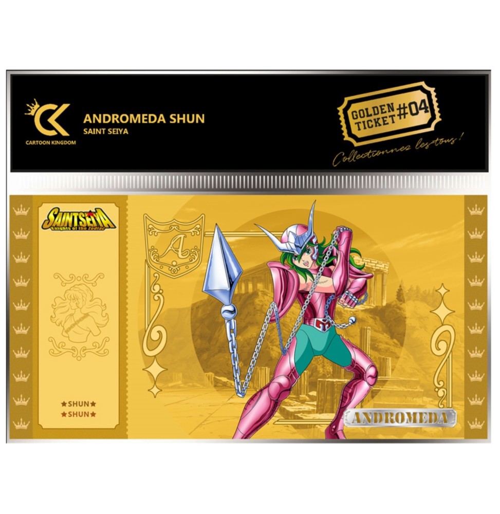 Golden Ticket Saint Seiya Chevalier du Zodiaque - Shun