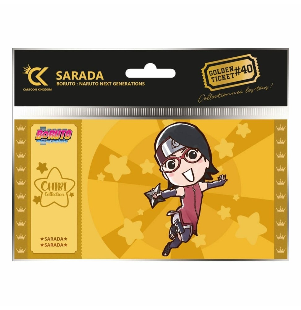 Golden Ticket Boruto - Chibi Sarada