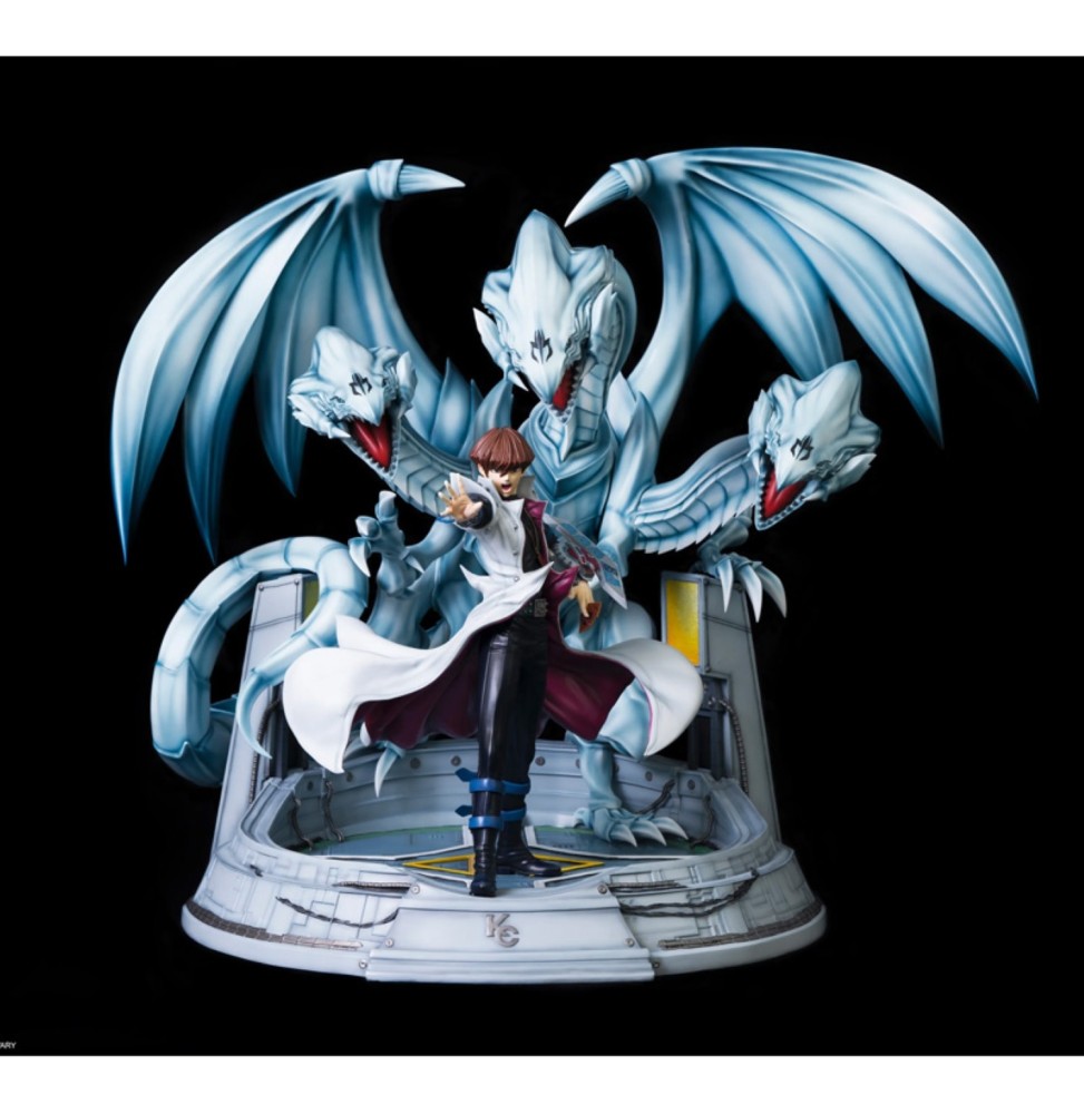 Statue Yu-Gi-Oh - Kaiba & L'Ultime Dragon Blanc Aux Yeux Bleus 1/7 47cm