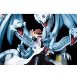 Statue Yu-Gi-Oh - Kaiba & L'Ultime Dragon Blanc Aux Yeux Bleus 1/7 47cm