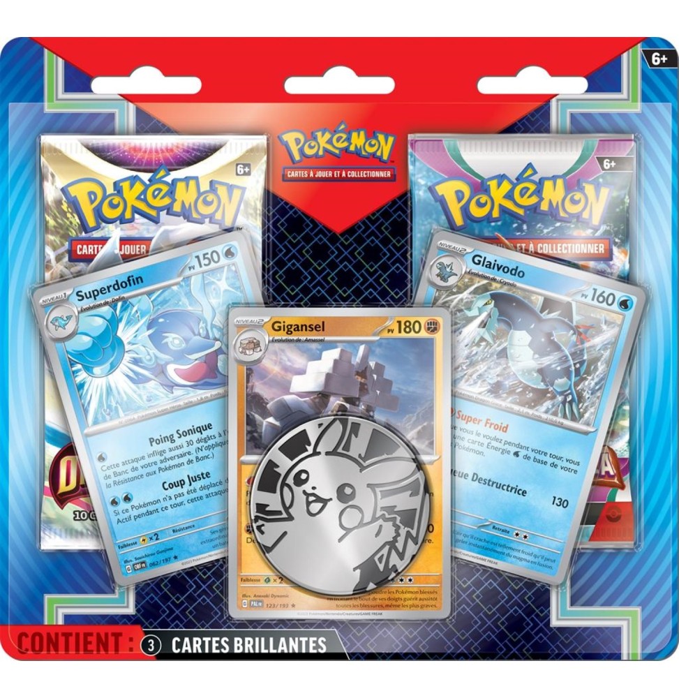 Pokemon - Pack 2 Boosters Avril 2024 - Modèle Aléatoire