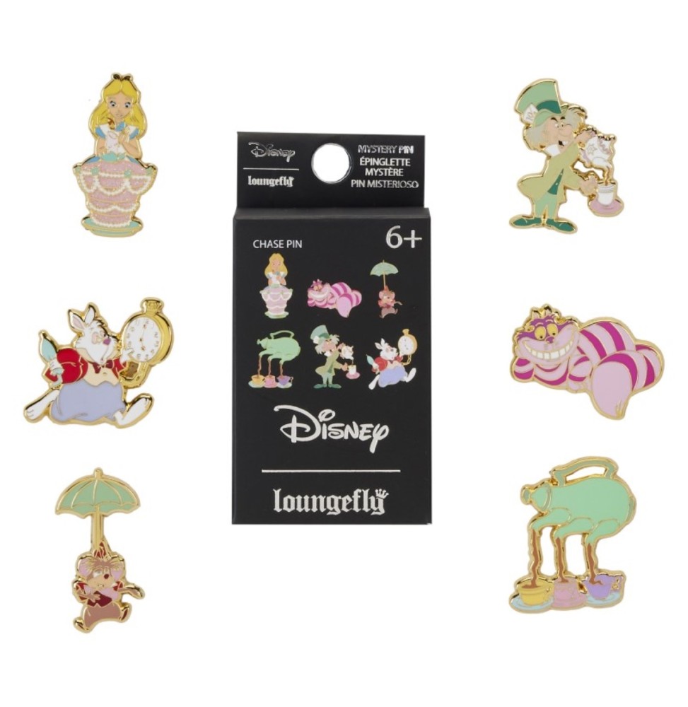 Pins Assortiment Disney - Alice In Wonderland Unbirthday - modèle Aléatoire 4cm