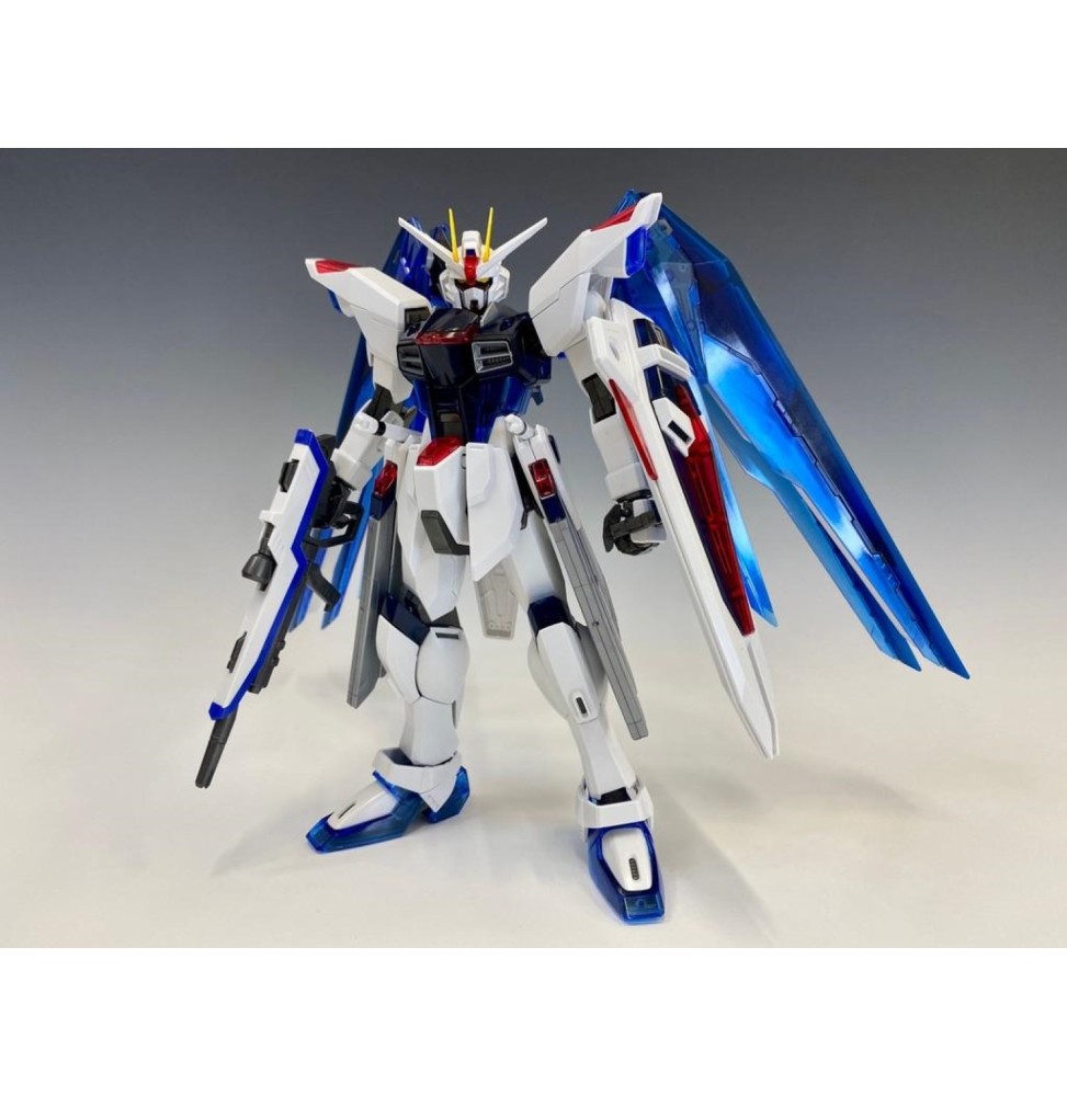 Maquette Gundam - Freedom Gundam Solid Clear Exclu Ichibankuji Gunpla MG 1/100 18cm