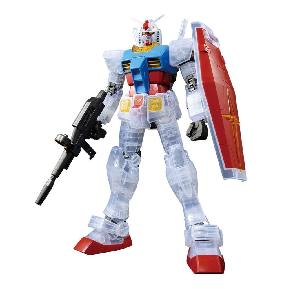 Maquette Gundam - RX-78-2 Solid Clear Inverse Exclu Ichibankuji Gundam Gunpla MEGA 1/48 38cm