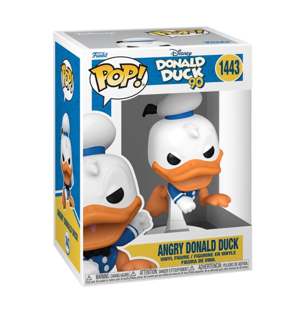 Figurine Disney Donald Duck 90Th Anniv - Donald Duck Angry Pop 10cm