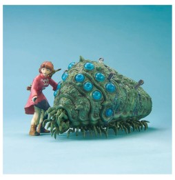 Maquette Ghibli - Nausicaa 04 Ohmu Bleu Et Nausicaa 15cm