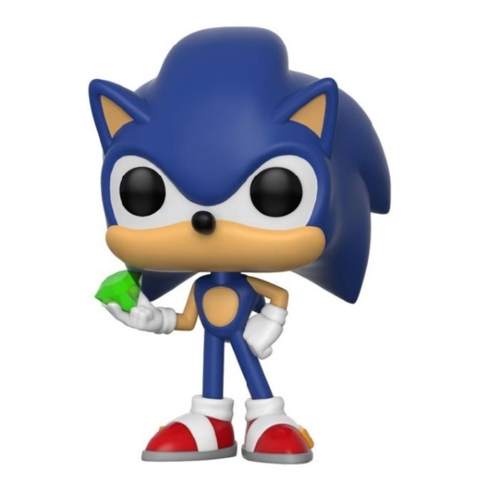 Figurine Sonic - Sonic With Emerald Pop 10cm