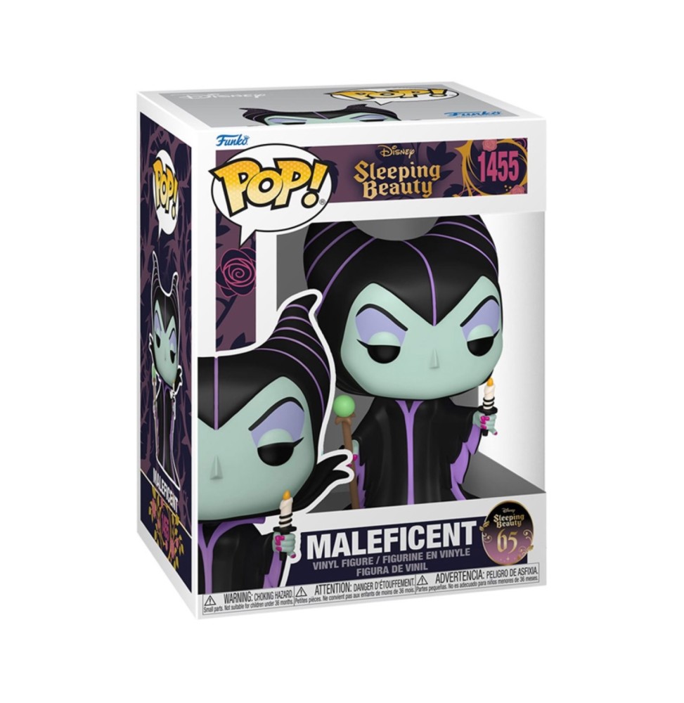 Figurine Disney Sleeping Beauty 65Th - Maleficent Candle Pop 10cm