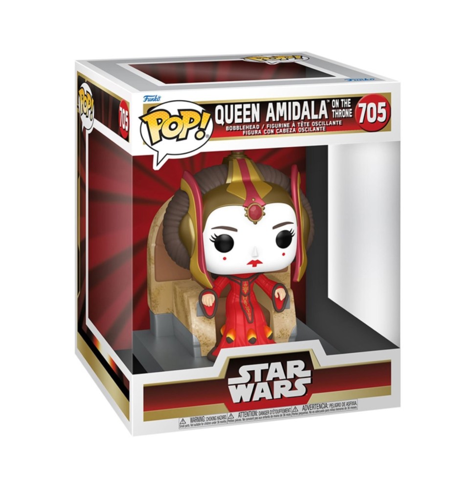 Figurine Star Wars Episode 1 - Amidala On Throne Pop Deluxe 10cm