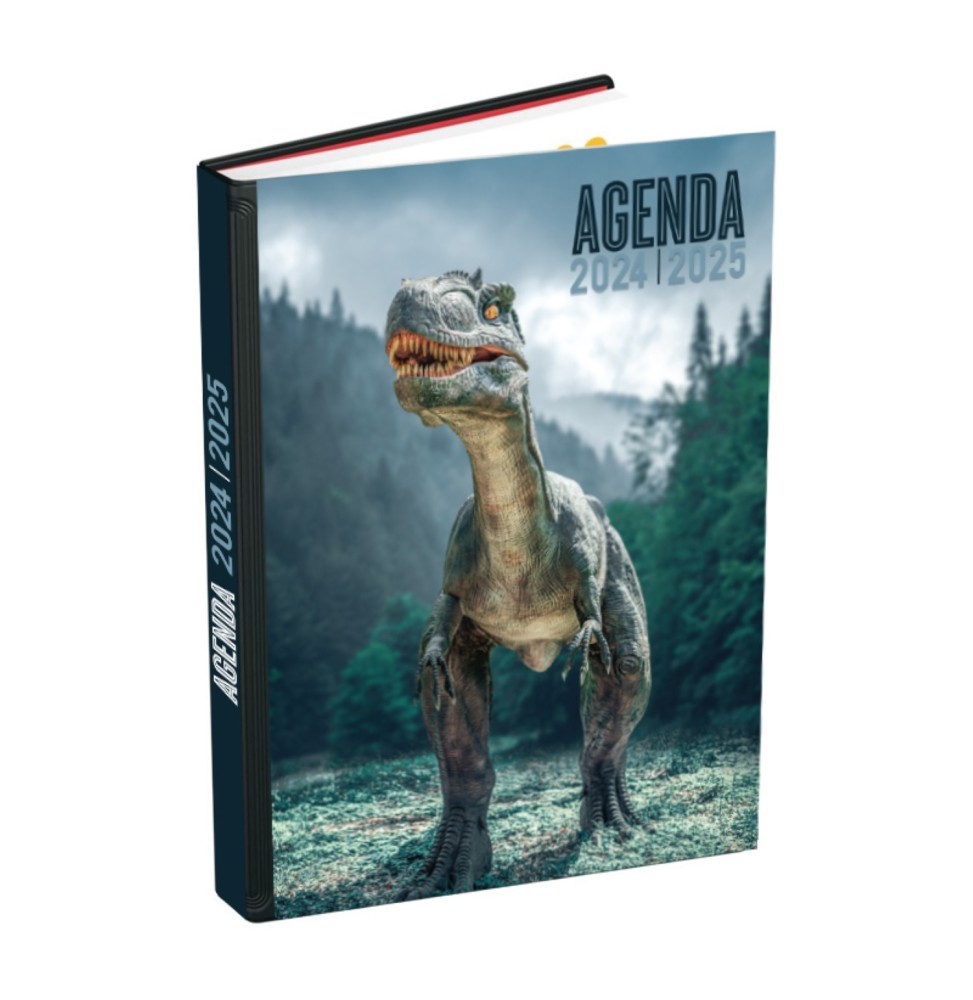 Agenda 2024-2025 - Dinosaure 320 Pages 12X18cm