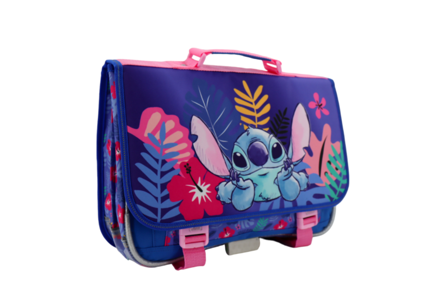 Cartable Disney Stitch Fleurs Jacob Company