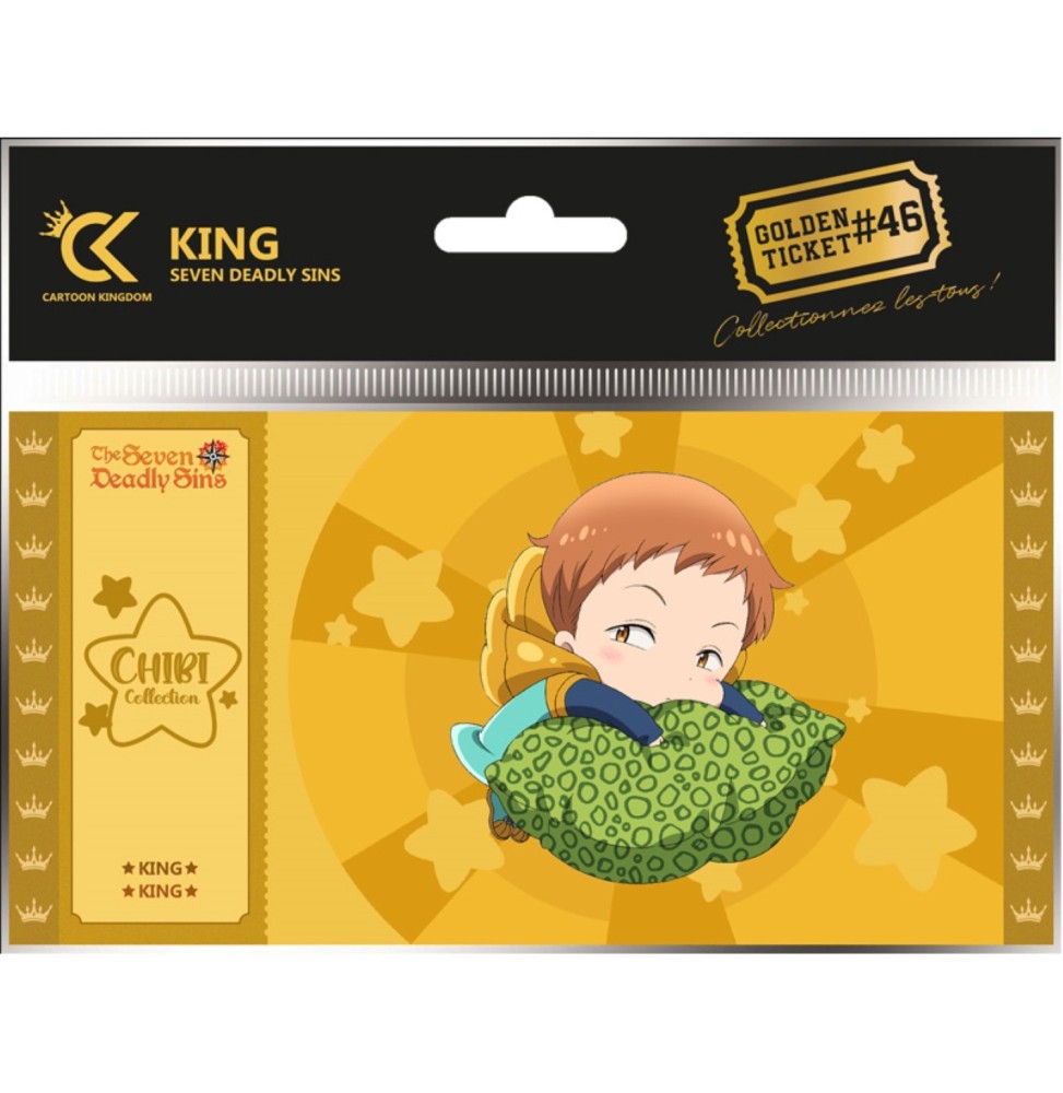 Golden Ticket Seven Deadly Sins - Chibi King