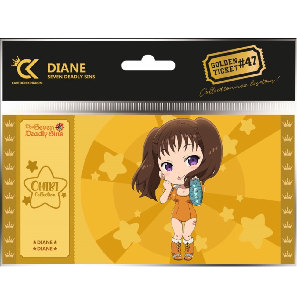 Golden Ticket Seven Deadly Sins - Chibi Diane