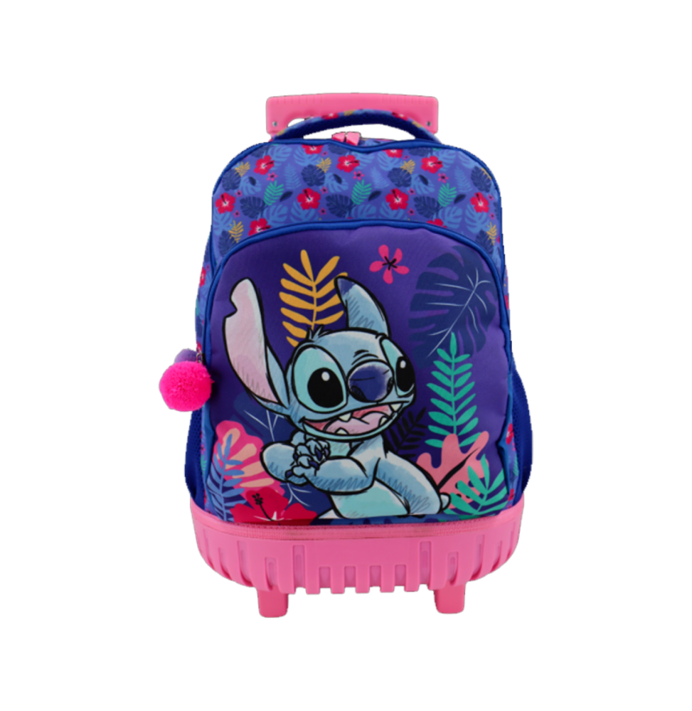 Sac A Dos Disney - Stitch Fleurs Trolley 43x33x20cm